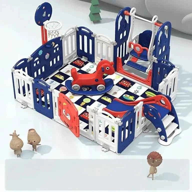 حباسة أطفال مع مجموعة ألعاب – مقاس 117×229×186 سم