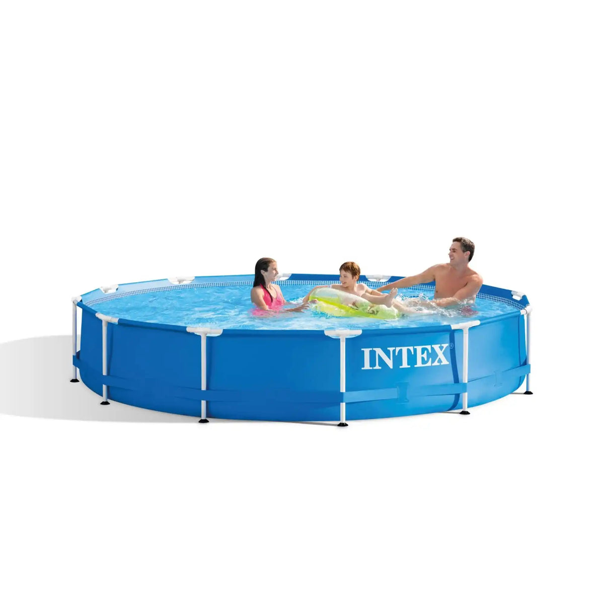 INTEX مسبح بإطار معدني - 366 × 76 سم