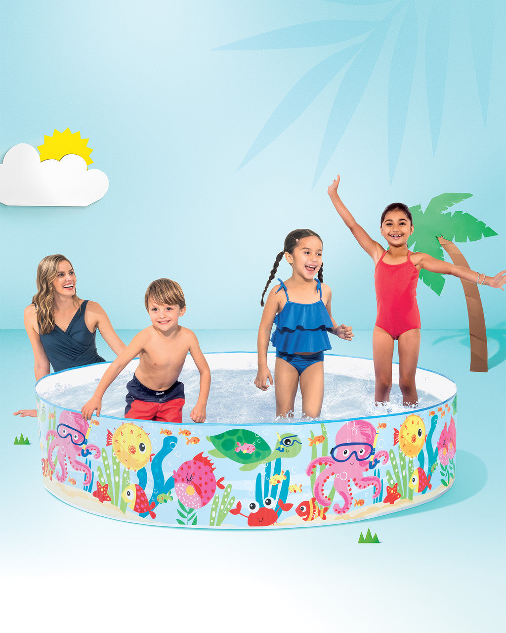مسبح Ocean Play Snapset™ INTEX - 183 × 38 سم