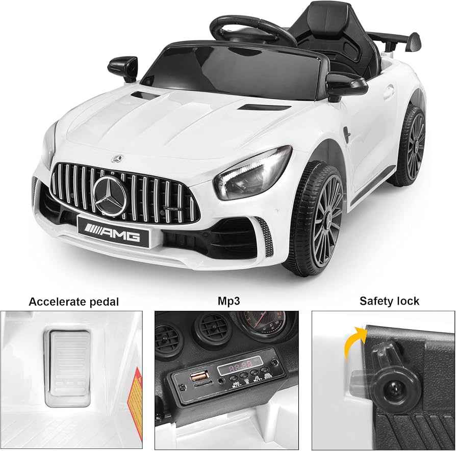 سيارة مرسيدس بنز AMG GTR الكهربائية الاطفال مع رموت تحكم.