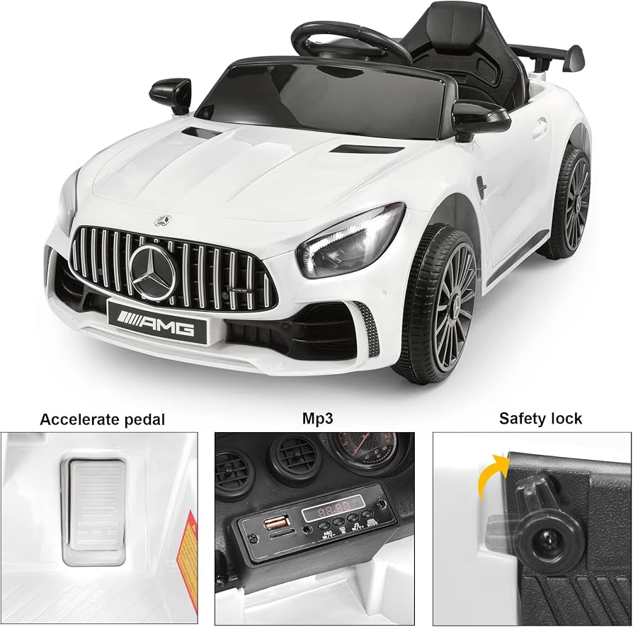 سيارة مرسيدس بنز AMG GTR الكهربائية الاطفال مع رموت تحكم.