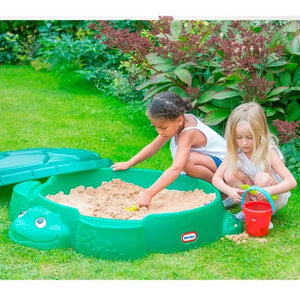 حوض رمل طبي للأطفال على شكل سلحفاة بحرية من Little Tikes.