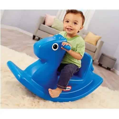 حصان هزاز للأطفال باللون الأزرق من Little Tikes