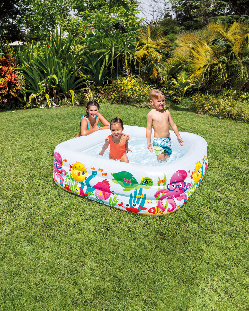 INTEX مسبح حوض السمك البحري – 159 × 159 × 50 سم