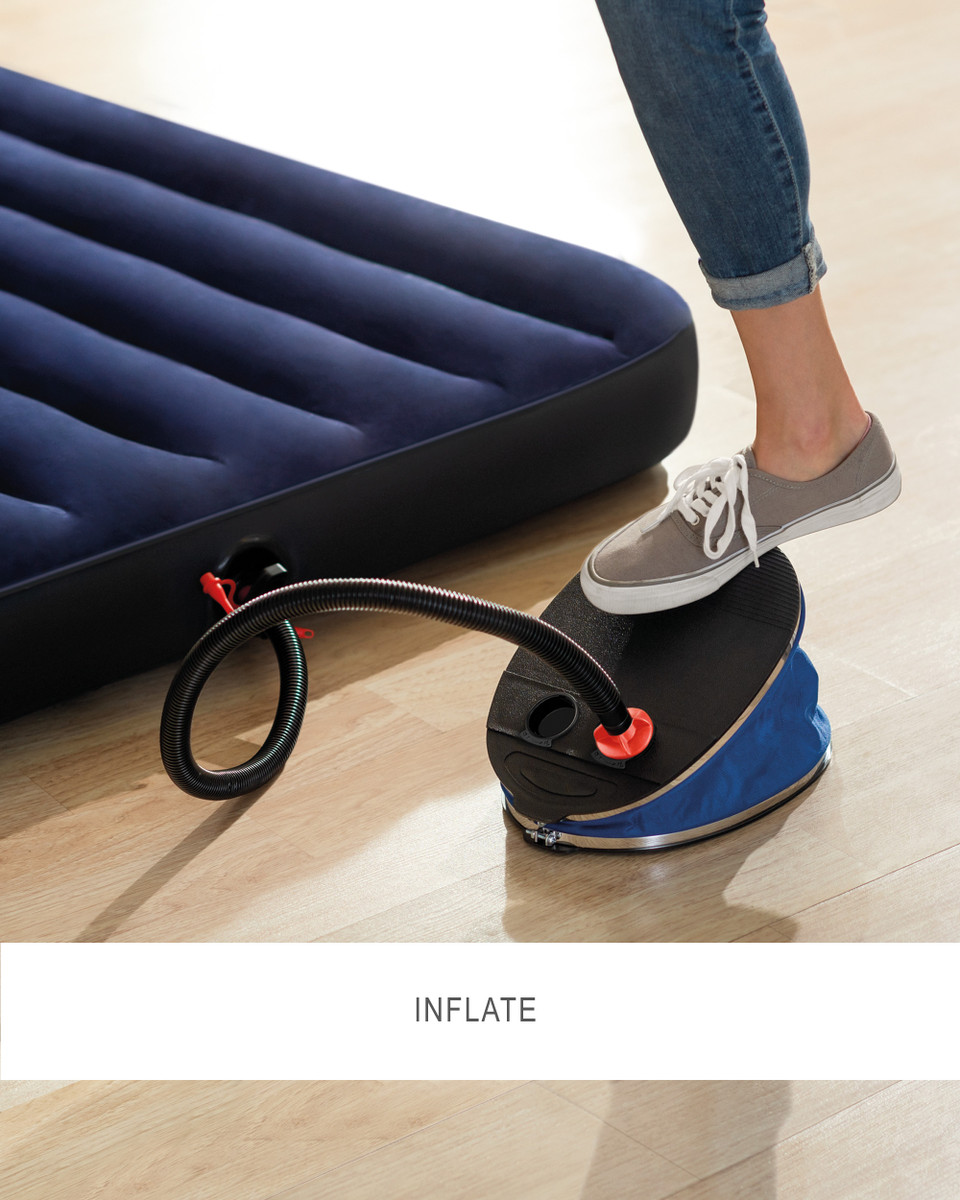 INTEX مضخة قدم كبيرة بلوز – 30 × 22 سم