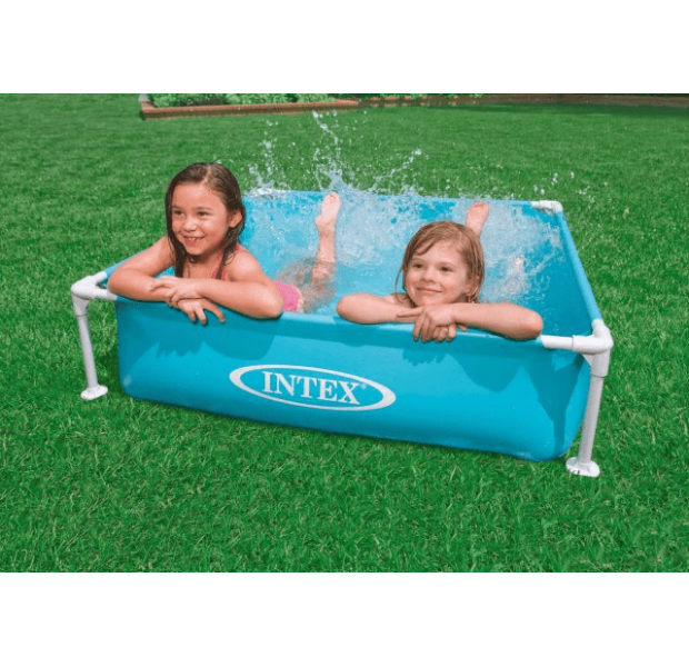 INTEX مسبح فريم صغير – 122 × 122 × 30 سم