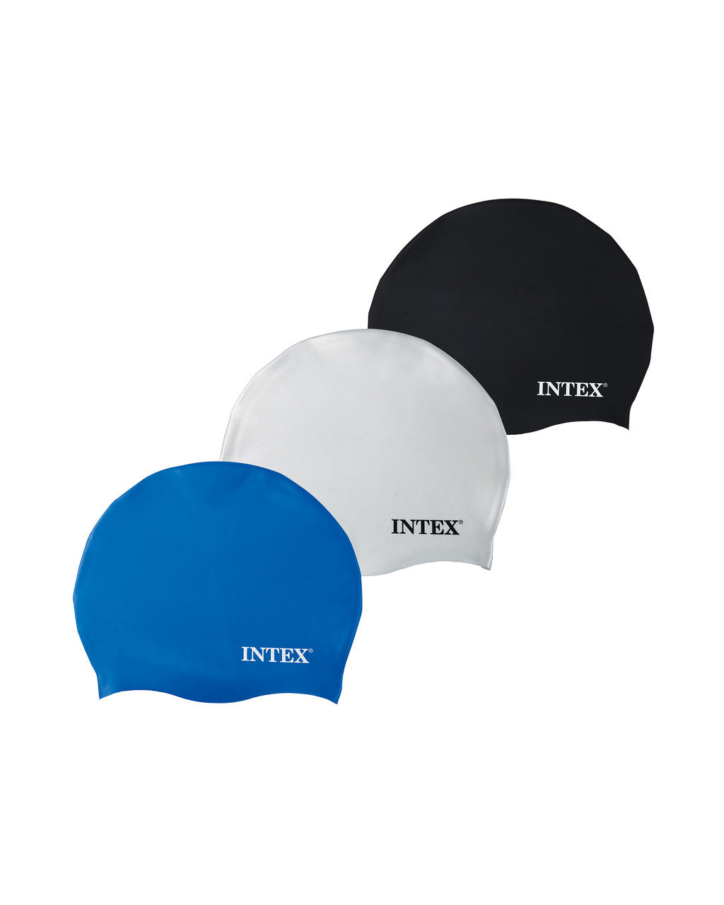 INTEX قبعات سباحة سيليكون