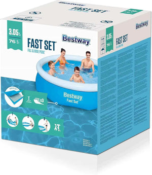 مسبح عائلي دائري Bestway Fast Set – مقاس 305 سم