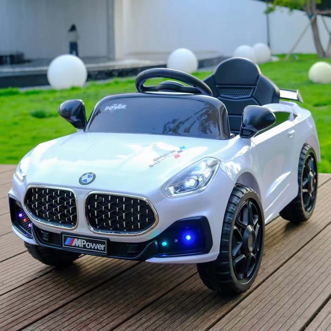 سيارة كهربائية الاطفال تصميم BMW بي ام مع نظام تحكم رموت وقيادة ذاتية