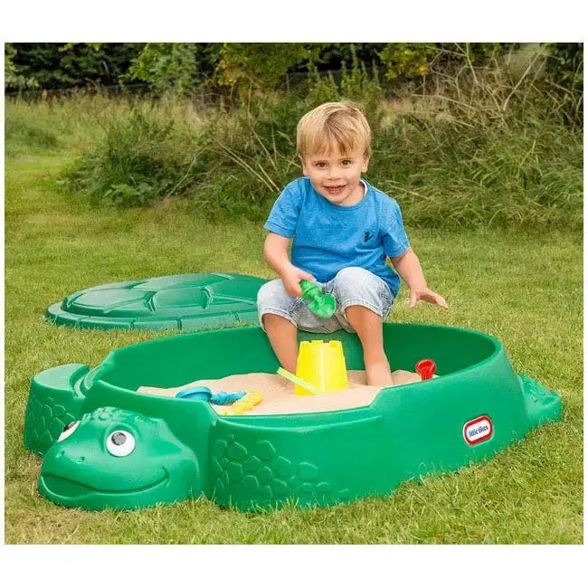 حوض رمل طبي للأطفال على شكل سلحفاة بحرية من Little Tikes.
