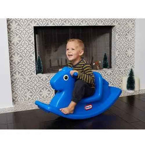 حصان هزاز للأطفال باللون الأزرق من Little Tikes