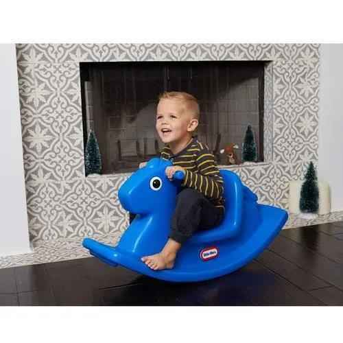 حصان هزاز للأطفال باللون الأزرق من Little Tikes