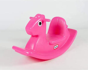حصان هزاز للأطفال باللون الوردي من Little Tikes.