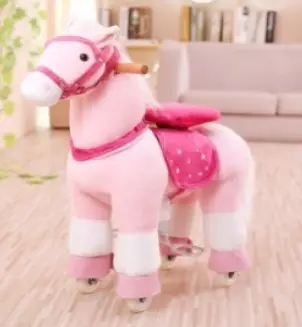 حصان تواير للأطفال للعب والمرح متوفر بمقاسين وألوان مختلفة.