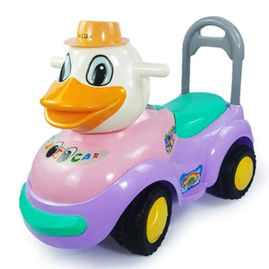 سيارة دفع للأطفال على شكل بطة لطيفة.