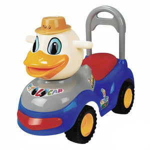 سيارة دفع للأطفال على شكل بطة لطيفة.